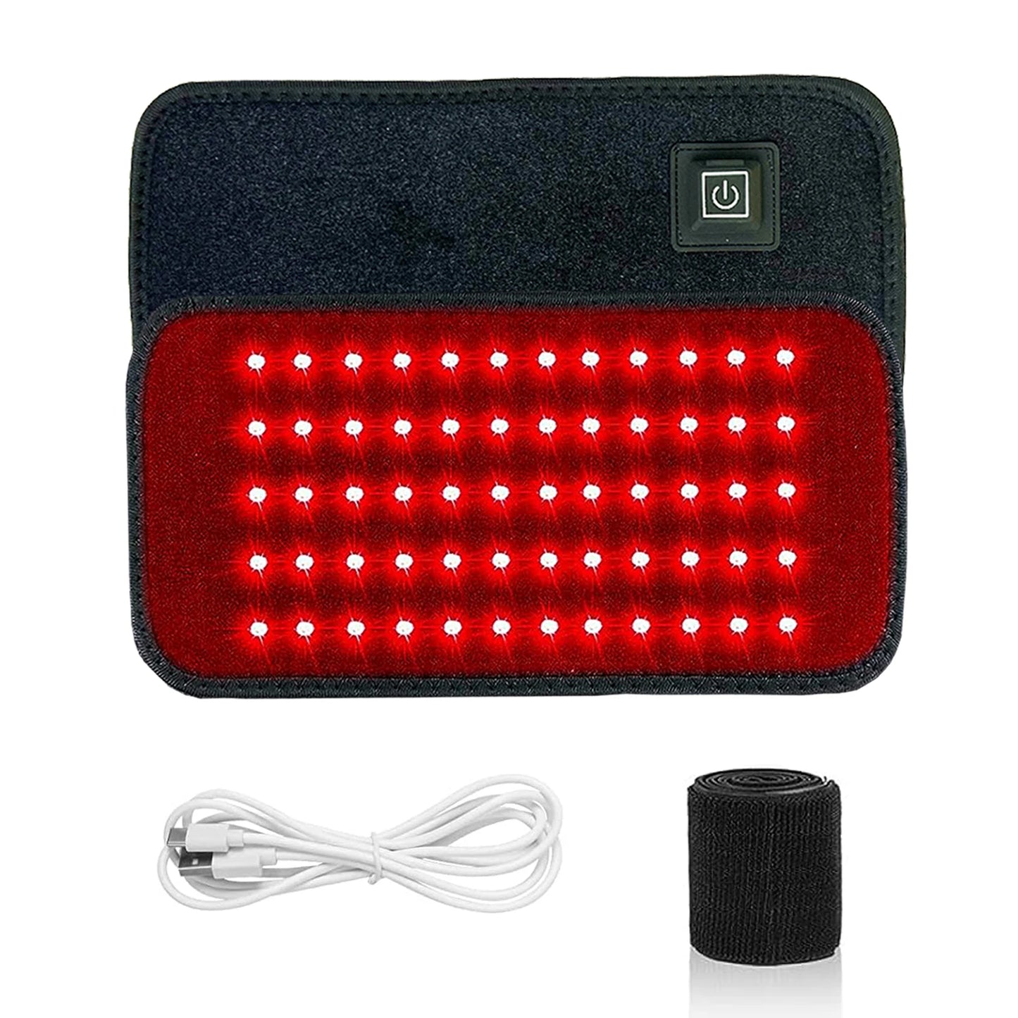 Red Light Therapy Belt – Infrared Recovery Wrap for Back, Waist & Shoulders | 660nm & 850nm Dual Light