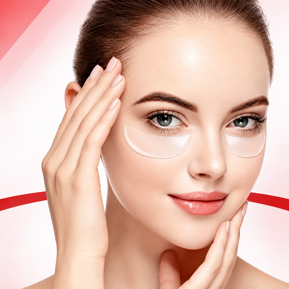 Hydrating Under-Eye Patches – Brightening & De-Puffing Gel Pads